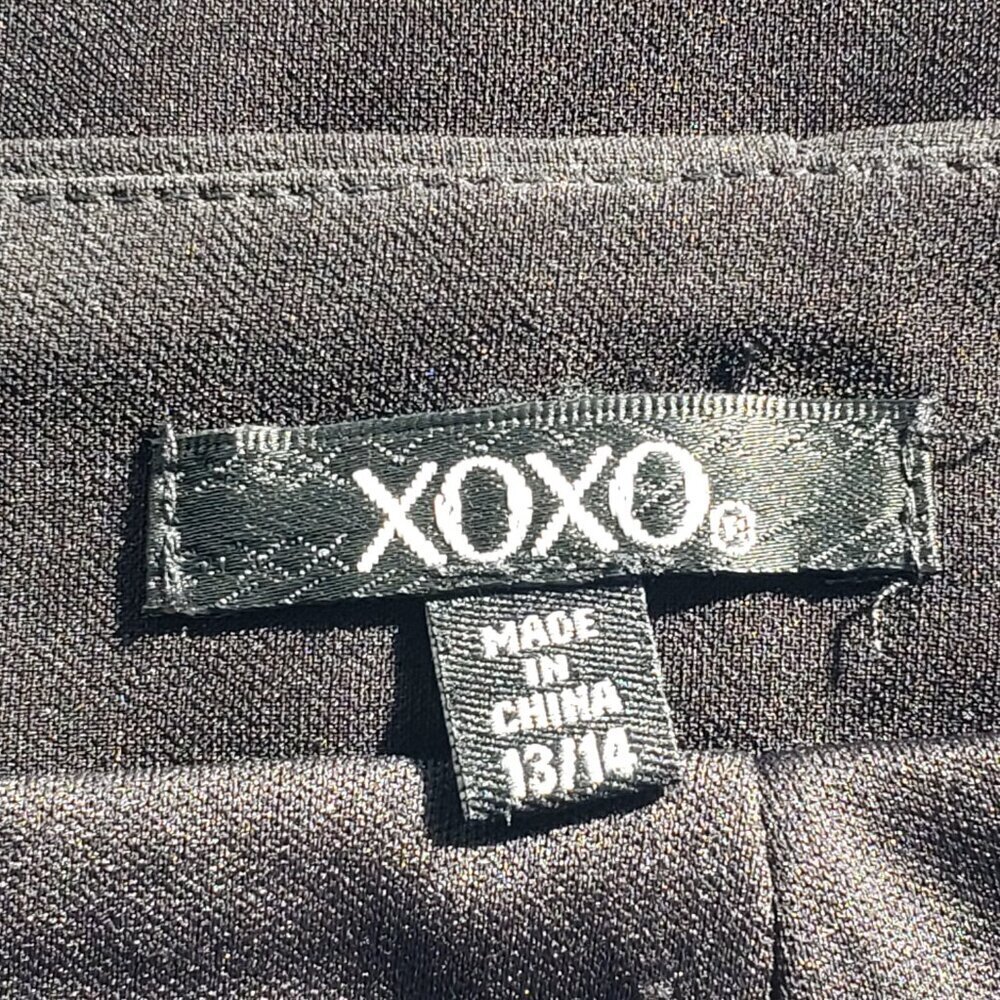 XOXO Women's Black Mini Skirt Size 13 - Picture 5 of 8
